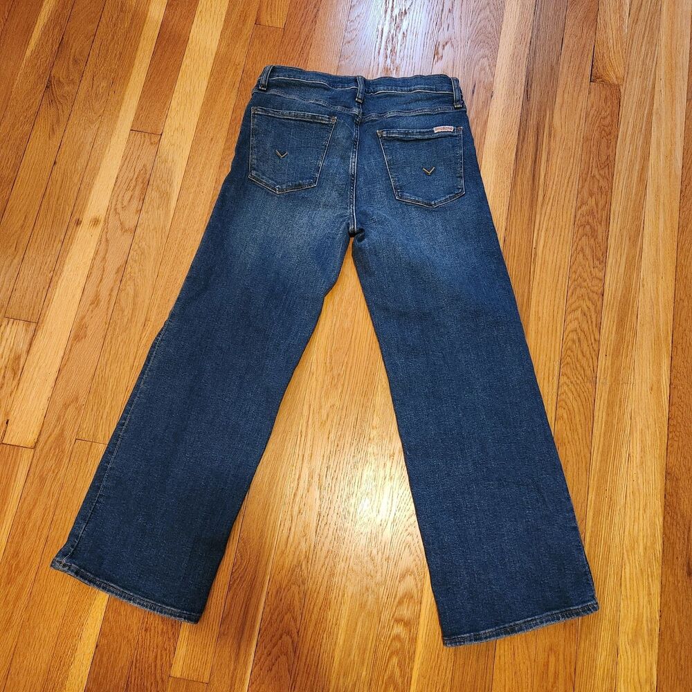 Hudson Rosalie High-Rise Wide Leg Ankle Jean in Callisto (Blue), Sz 27 - Picture 5 of 13